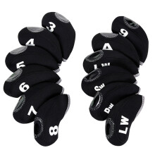Golfs Mallet Putter Headcover Club Head Cover Golfs for Men Women Golfs Driver Black