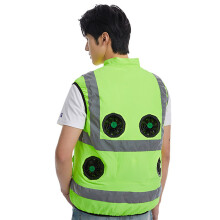 Reflective Summer Work Gilet for Construction and Outdoor Tasks Fluorescent green 4XL