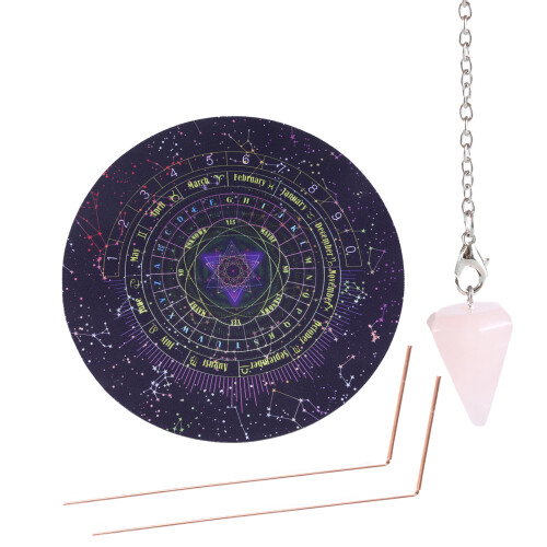 Divination Decoration Metal Dowsing Rods Set for Divining,Hunting Divination