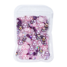Nails Art Beads Flat Back Half Round Nail Pearls Nail Jewelry Nails Rhinestones SZ016