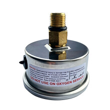 Metal Pool Filter Pressure Gauge Bottom Mount Design For Quick Installation