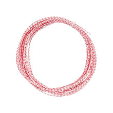 Squash restringing string 1.25 mm 16G roll for routine practice Pink and white