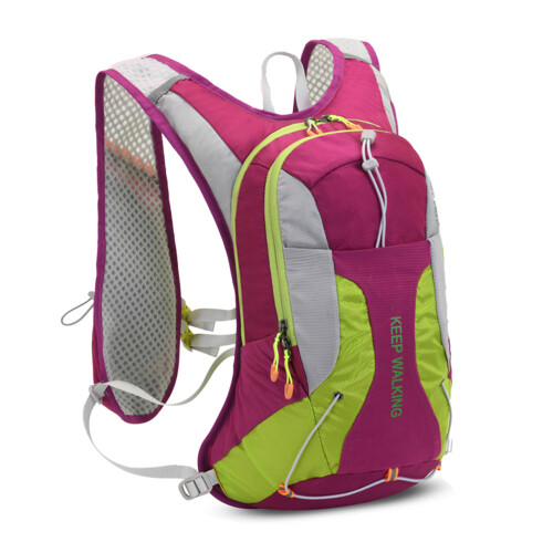 Lightweight Hiking Backpack Running Vest Backpack Hydrations Backpack for Sports Rose Red