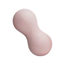 Textured Peanut Massagers Ball for Back Foot Massage and Daily Routine Gym Use Pink