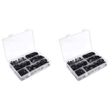 400 Unidades de Pinças de Cabo Tipo P Tipo R de Plástico Kit de Sortimento de Clipes de Fios de Náilon Ferramentas de Hardware Clipe de Cabos