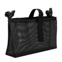 Wear Resistance Kayak Sundries Storage Bag Marine Boats Mesh Bag Easy to Use Black