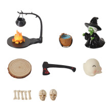 Halloween 1:12 Witch Brewing Props for Dollhouses Shelf Display Photos C
