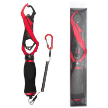 Fishes Lip Grabber with Scale Fishes Control Clamps Tool Tackle Fishes Grabber Clip Red
