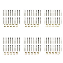 120 Pcs Lyre Harp Tuning Pin Nails with 120 Pcs Rivets Set for Lyre Harp Small Harp Musical Stringed Instrument