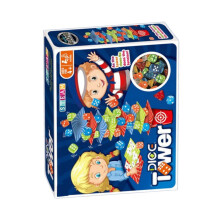 Family Balance Block Dices Game Stacking Dices Tower Kids Parents Party Gameset