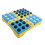 Foldable Chess Game with Rotating Board Interactive Rotatable Chess Blue plate two people 1
