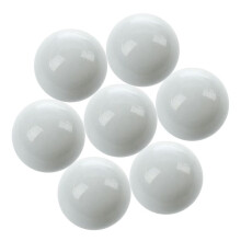 50 Pcs Marbles 16mm Glass Marbles Knicker Glass Balls Decoration Color Nuggets Toy White