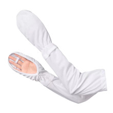 Driving Fingerless Sun Sleeve Adjustable Arm Sleeve Sun Protections Arm Sleeves White