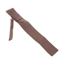 Waterproof PU Leather Drumstick Storage Bag Drumstick Dustproof Protector Case Dark brown