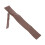 Waterproof PU Leather Drumstick Storage Bag Drumstick Dustproof Protector Case Dark brown 1