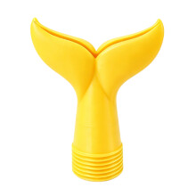 Backyard Pool Nozzle Part, 3/4 Water Display Fan Pool Water Display Nozzle Yellow