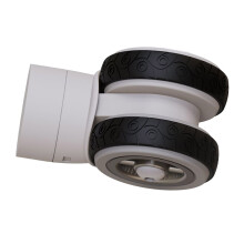 Suitcase Wheel Covers Reduce Noise Luggage Wheel Protector Covers Caster Shoes Black
