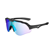 Cycling Sports Glasses with PC Frame for Outdoor Commuting Sport Sunglasses Black blue