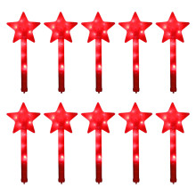 Kids Fairy Wand Toy Magic Flashing Sticks LED Sticks Party Favor Supplies 10pcs Red