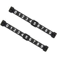 2Pcs Interactive Game Table Football Score Indicator Set, Table Football Counter Black