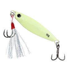 Fishing Jigging Hook Spinner Baits Luminously Fishing Baits Artificial Lures A 15g