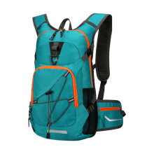 Nylon Water Resistant Multi Pocket Hiking Cycling Backpack for Men and Women Green