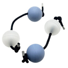 Sand Globe Kashaka Rhythmic Globe Aslatuas Kashaka Instrument Rhythmic Blue and white