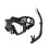 Three-Section Water Mask with Side Sections for Adult Pool Practice Black 1