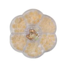 Nail Crystal Gems Nail Rhinestones Pearls Beads 3D Flowers Nails Art Charms Gift style 03