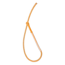 10Pcs Braided Loop Connectors Fly Fishing Loop Line High Strength Connectors Yellow 30LB
