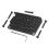 6 String Fixed Bridge Zinc Alloy Electric Bass Bridge Adjustable String Bridge Black 1