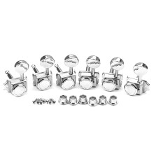 6 inline Vintage Guitar Locking Tuners Machine Head Left Hand Guitar Tuners
