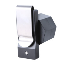 Magnetic Chalk Holder Aluminium Magnetic Snooker Belt Clip Billiard Chalk Holder Black