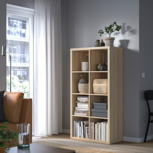 IKEA KALLAX  8 Cube Shelving Unit 77x147cm