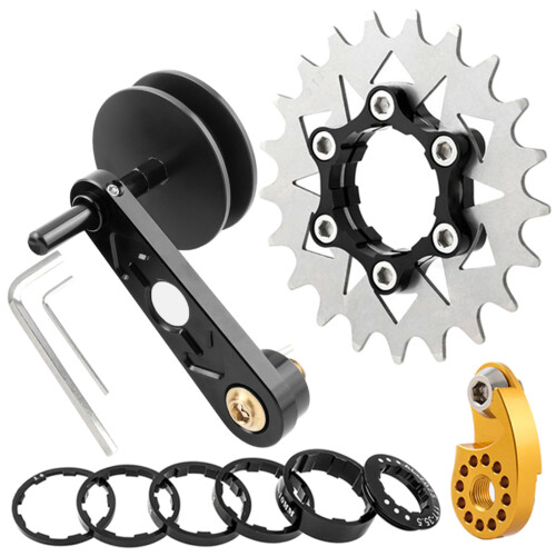Single Speed Conversion Kits Bicycles Chain Guide Single Speed Adjuster Converter 21T