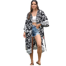 Womens Coverups Sleep Shirt Loose Cardigan Swimsuit Swimwears Swimsuit Coverups Black