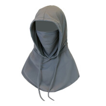 Sun Protections Face Mask Long Neck Cover Neck Gaiters Cycling Beach Hat Dark Grey