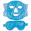 Reusable Full Face Mask Set with Eye Cover for Cooling Breaks Cold Pack Blue 1