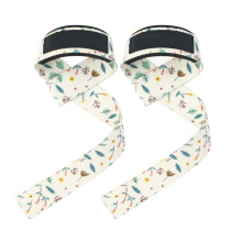 Deadlift Wrist Straps Weightlifting Powerlifting Lifting Straps for Men & Women Flower