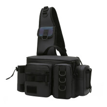 Fishing Gear Bag Multi-Pocket Fishing Bag with Shoulder Strap Water-Resistant large