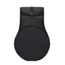 Portable Percussion Bag with Round Main Storage for Drummers Stripe