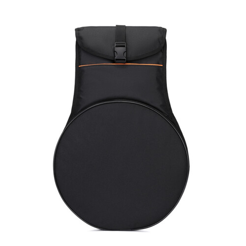 Portable Percussion Bag with Round Main Storage for Drummers Stripe