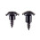2pcs Electric Guitar String Retainer Guide Tree Round Slotted Guides Trees Black 1