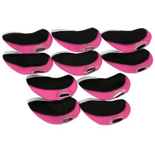 Golfs Iron Headcover Golfs Club Cover Golfs Putter Protective Guard Head Black rose red