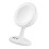 Round Makeup Mirror with LED Light Frame for Counter Grooming White 1