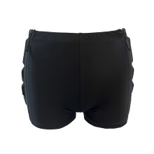 Kids Ski Hip Guard Shorts for Skiiing, Snowboard, Roller Skating, Sketeboard Black L