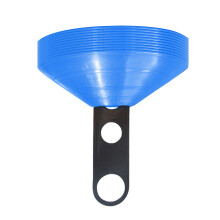 10Pcs Agility Soccer Cones with Plastic Brackets Agility Football Cones Blue