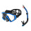 Three-Section Water Mask with Side Sections for Adult Pool Practice Blue 1