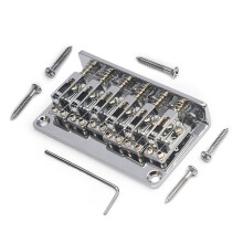 Bass Guitar Part Music Instrument Hardware Electric Bass Bridge for Guitar Silver