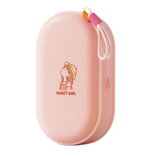 Compact Storage Case with Full Closure for Beach Travel and Pool Gear Pink Color